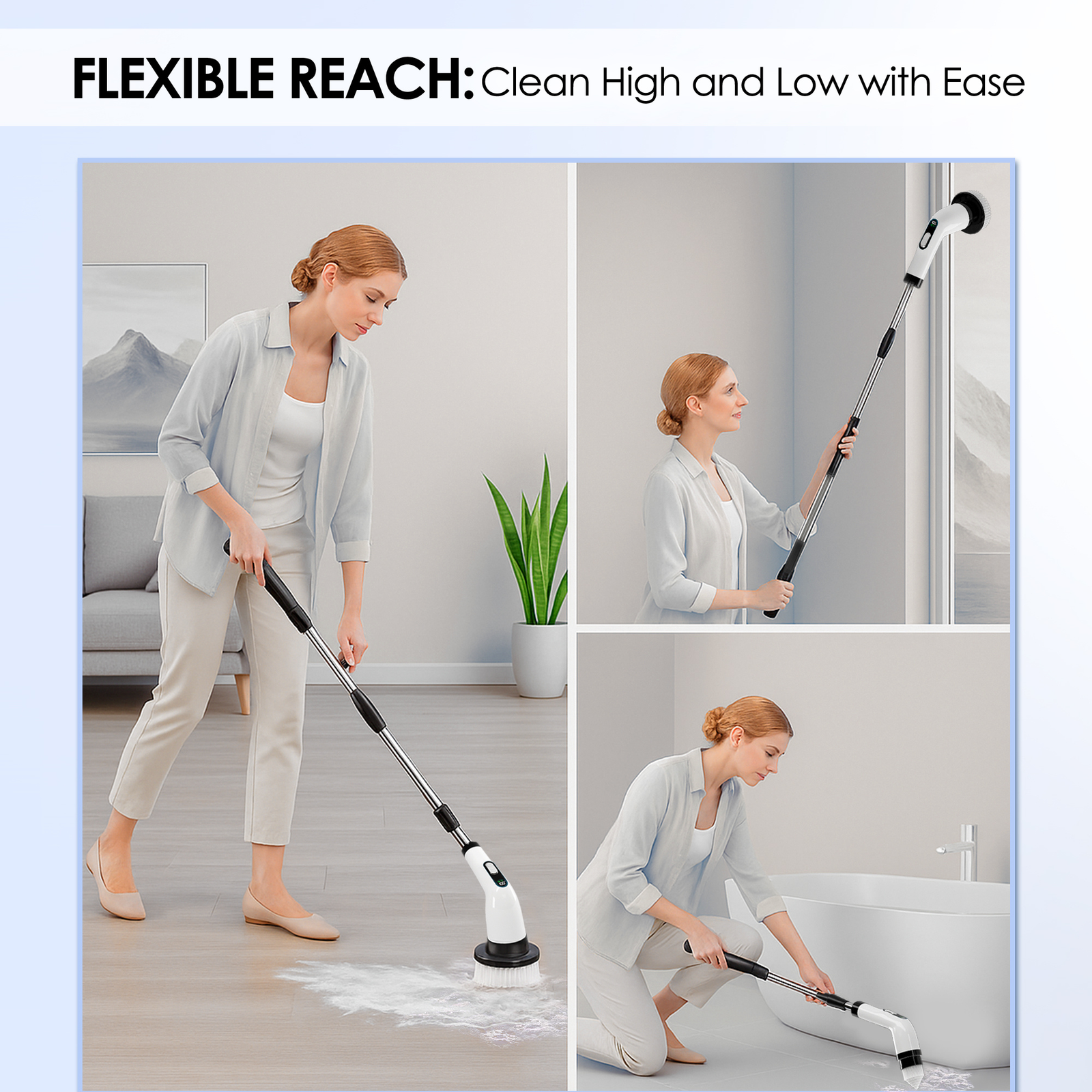 Electric Spin Scrubber Cleaning Brush Scrubber for Home - Image 4
