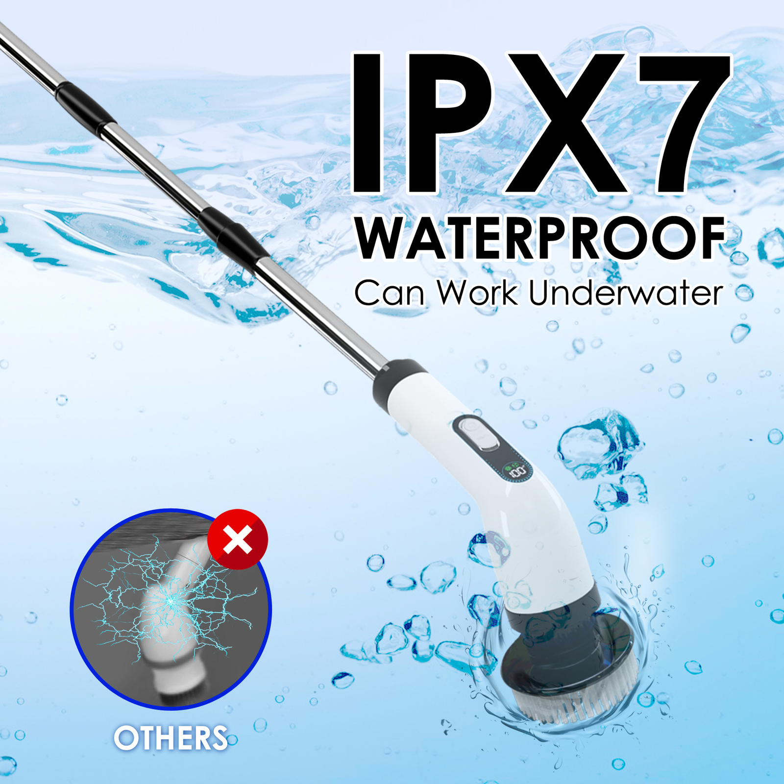 Electric Spin Scrubber Cleaning Brush Scrubber for Home - Image 5